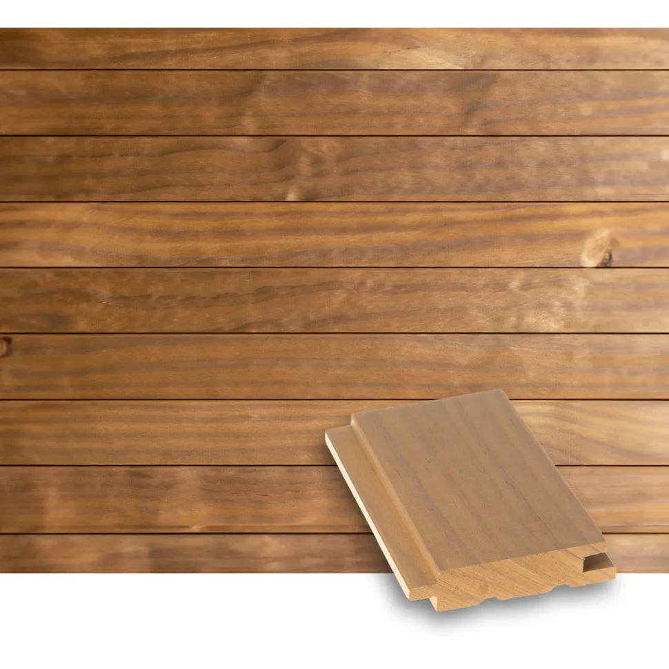 Saunapaneeli/sisustuspaneeli Tuuli Sauna STS4 18x88mm, lämpökäsitelty radiatamänty