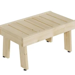 Saunapenkki Hermanni, puuvalmis, eri vaihtoehtoja