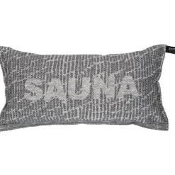Saunatyyny Jokipiin Pellava Saunatikut 22x40 cm valkoinen/musta
