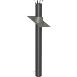 Savupiippu/takan piippu Jeremias 3m, Ø130mm, musta