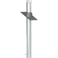 Savupiippu/takan piippu Jeremias 3m, Ø150mm, rst