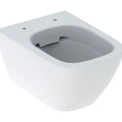 Seinä WC-istuin Geberit Smyle Square, ilman kantta, valkoinen