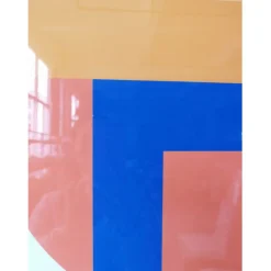 Seinätaulu Home4You WALLY 80x120 cm, abstrakti päivä, akryyli, monivärinen