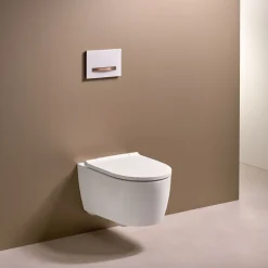 Seinä-WC-istuin Geberit ONE Turboflush, valkoinen Design-kansi