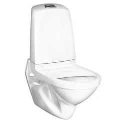 Seinä-WC-istuin Gustavsberg Nautic, 1522-säiliöllä, Hygienic Flush, kaksoishuuhtelu, ilman istuinkantta