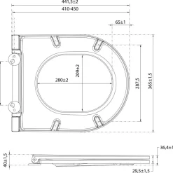 Seinä-WC-istuin Interia Infinity Rimless, huuhtelukaulukseton, matta, eri värejä