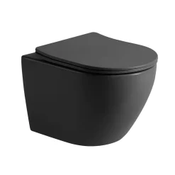 Seinä-WC-istuin Interia Pacho Rimless, soft-close -kannella, eri värejä