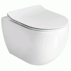 Seinä-WC-istuin Lavabo Glomp Mini, huuhtelukaulukseton, valkoinen