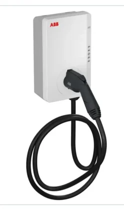 Sähköauton latausasema ABB Terra AC-W11-G5-R-0, Type2, 11kW (3x16A), 5m kaapeli, RFID