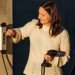 Sähköauton latausasema DEFA Solid, Type2, 4.6kW(1x20A), 6m kaapeli
