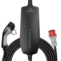 Sähköauton latauslaite Motorwerk EVSE, Type2, 3-vaihe, 16A, 11kW, 6m kaapeli