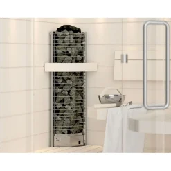 Sähkökiuas SAWO Tower Corner Ni2 6 kW 5-8 m³ erillinen ohjaus
