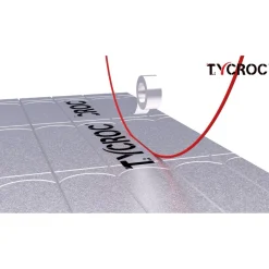 Sähkölämmityksen aluslevy Tycroc UHP05 1200x600x20 mm alle ø7 mm kaapelille