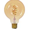 Sisustuslamppu Airam SmartHome GLOBE 95, 4.9W, E27, 350lm, 1800-3000K, amber