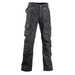 Stretch-housut Dimex 60602 musta/harmaa