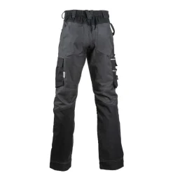 Stretch-housut Dimex 60602 musta/harmaa