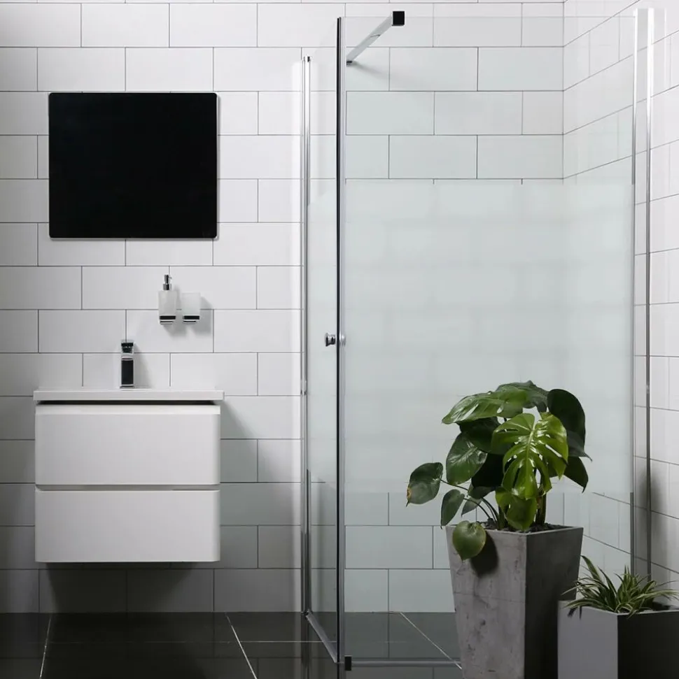 Suihkunurkka Bathlife Mångsidig Vital seinä + ovi, eri kokoja