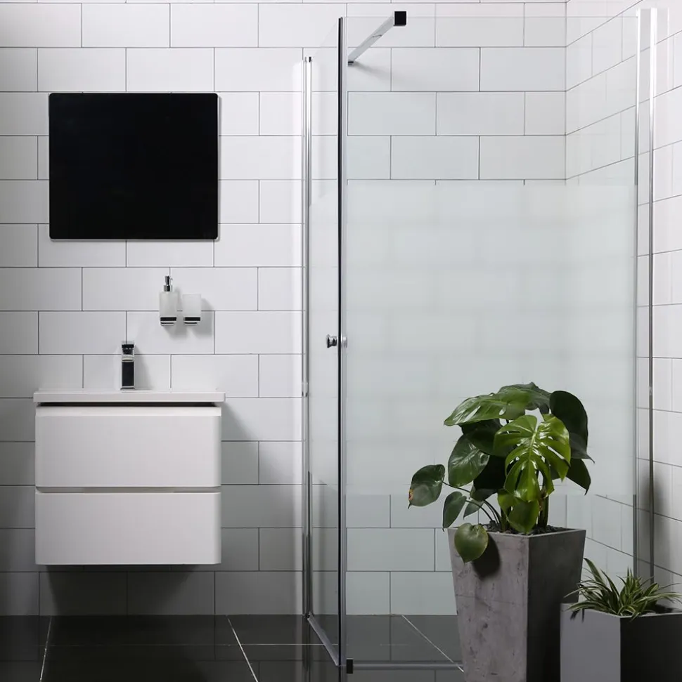 Suihkunurkka Bathlife Mångsidig Vital seinä + ovi, eri kokoja