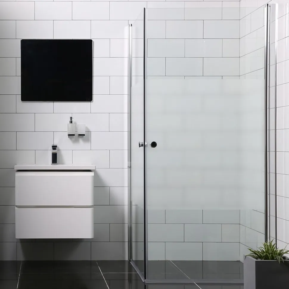 Suihkunurkka Bathlife Mångsidig Vital ovi 900 + ovi 900 osittain himmeä