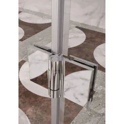 Suihkunurkka Hietakari Infinia 259 taittuvat ovet 90x90 cm harmaa profiili