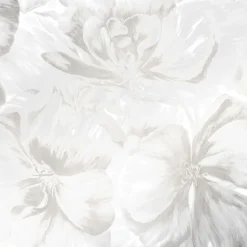 Tapetti Decor Maison Belle 5339-5, non-woven, pioni, ruusu, romanttinen, vaalea/harmaa