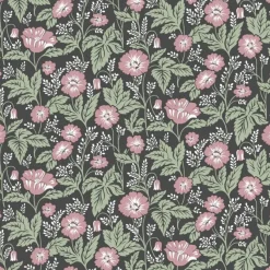 Tapetti Decor Maison Belle 5342-2, non-woven, maalaisromanttinen, tumma/punainen