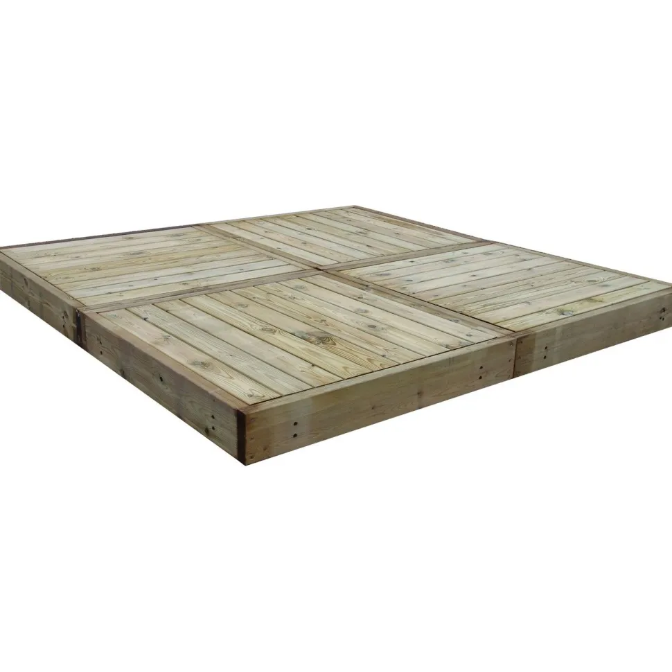 Terassielementti kehikko ja laatta 980x980x140mm OUTLET vihreä