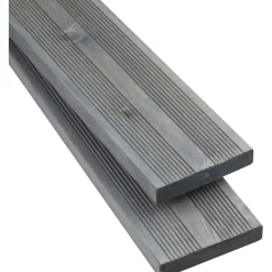 Terassilauta 28x145x2395mm, öljytty kestopuu, AB, harmaa