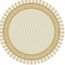 Terassimatto Hillerstorp Rory, Ø120cm, keltainen