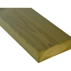 Terassin runkopuu 48x148x4200mm, kestopuu, A, vihreä
