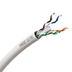 Tietoverkkokaapeli Schneider Electric Actassi CAT6 U/UTP 4P 100m valkoinen