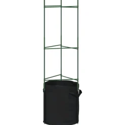 Tomaattihäkki, 116 cm teräs ja PP, eri määrillä ja malleja (38130)