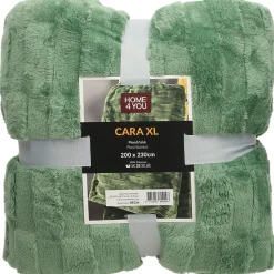 Torkkupeitto Home4You CARA XL 200x230 cm, vihreä