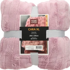 Torkkupeitto Home4You CARA XL 200x230 cm, vaaleanpunainen