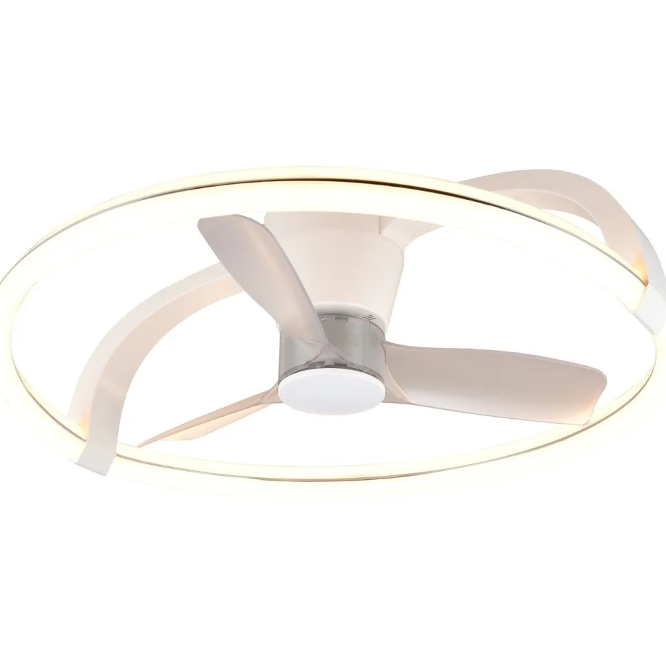 Tuuletinkattovalaisin Trio Stockholm Ø73.5cm LED