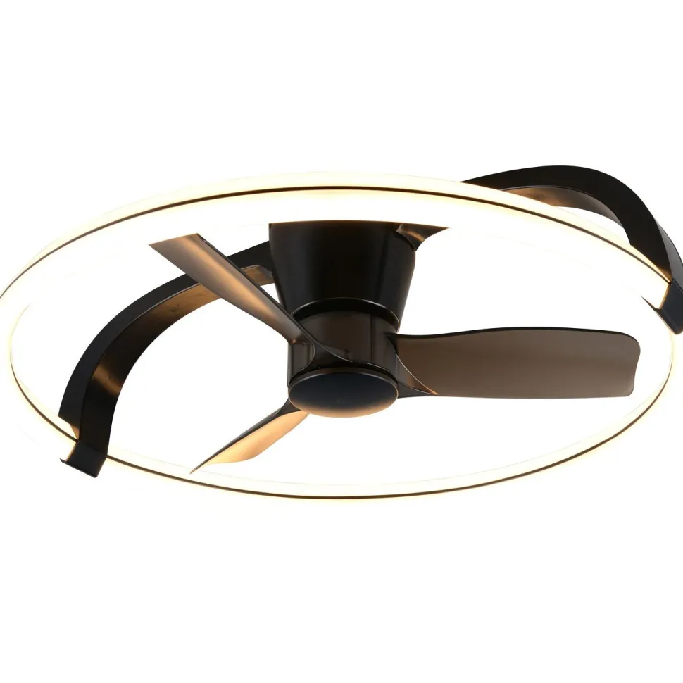 Tuuletinkattovalaisin Trio Stockholm Ø73.5cm LED