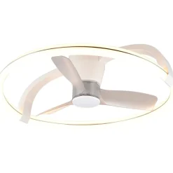 Tuuletinkattovalaisin Trio Stockholm Ø73.5cm LED