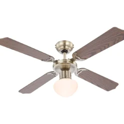 Tuuletinvalaisin Globo Champion Ø106,6cm 60W messinki