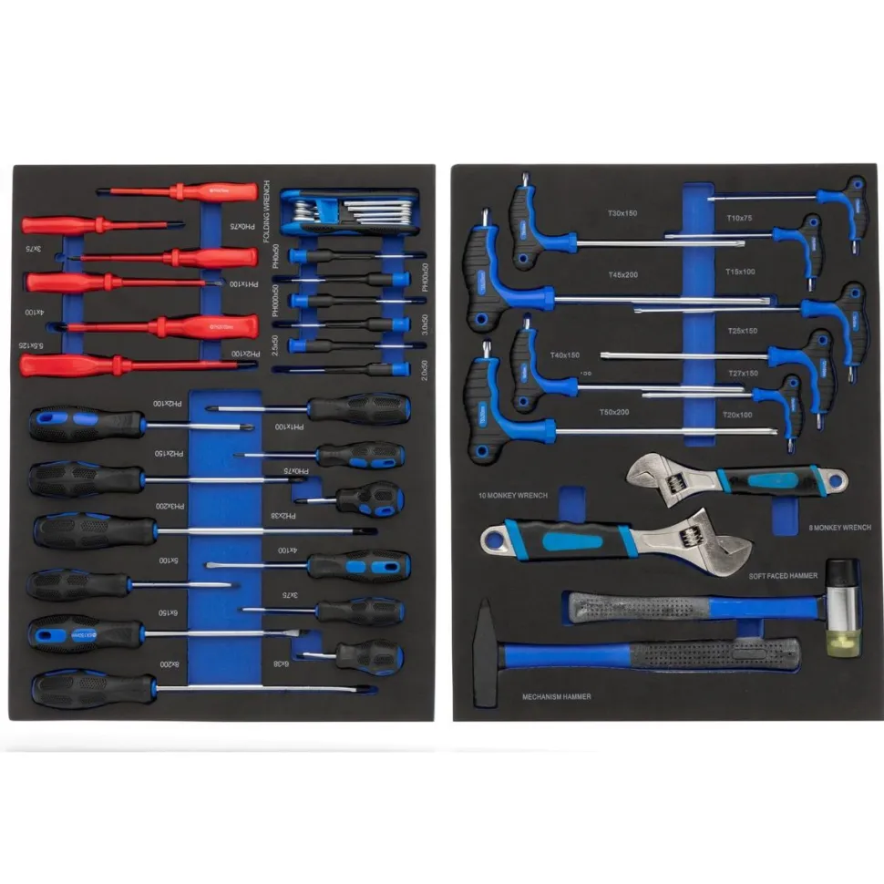 Työkaluvaunu työkaluilla Timco Elite 7+1 ltk 275-osainen