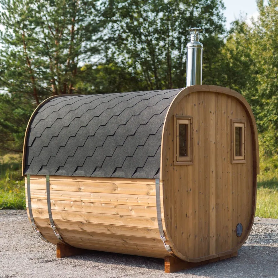 Tynnyrisauna Baltresto Cube, 220x240cm, 4 hlöä