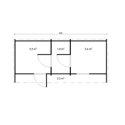 Tynnyrisauna Tene Lohja 11.8m²