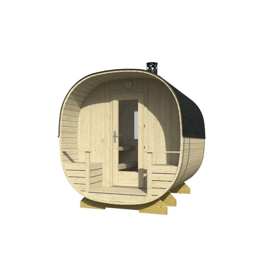 Tynnyrisauna Tene Nokia 6.4m²