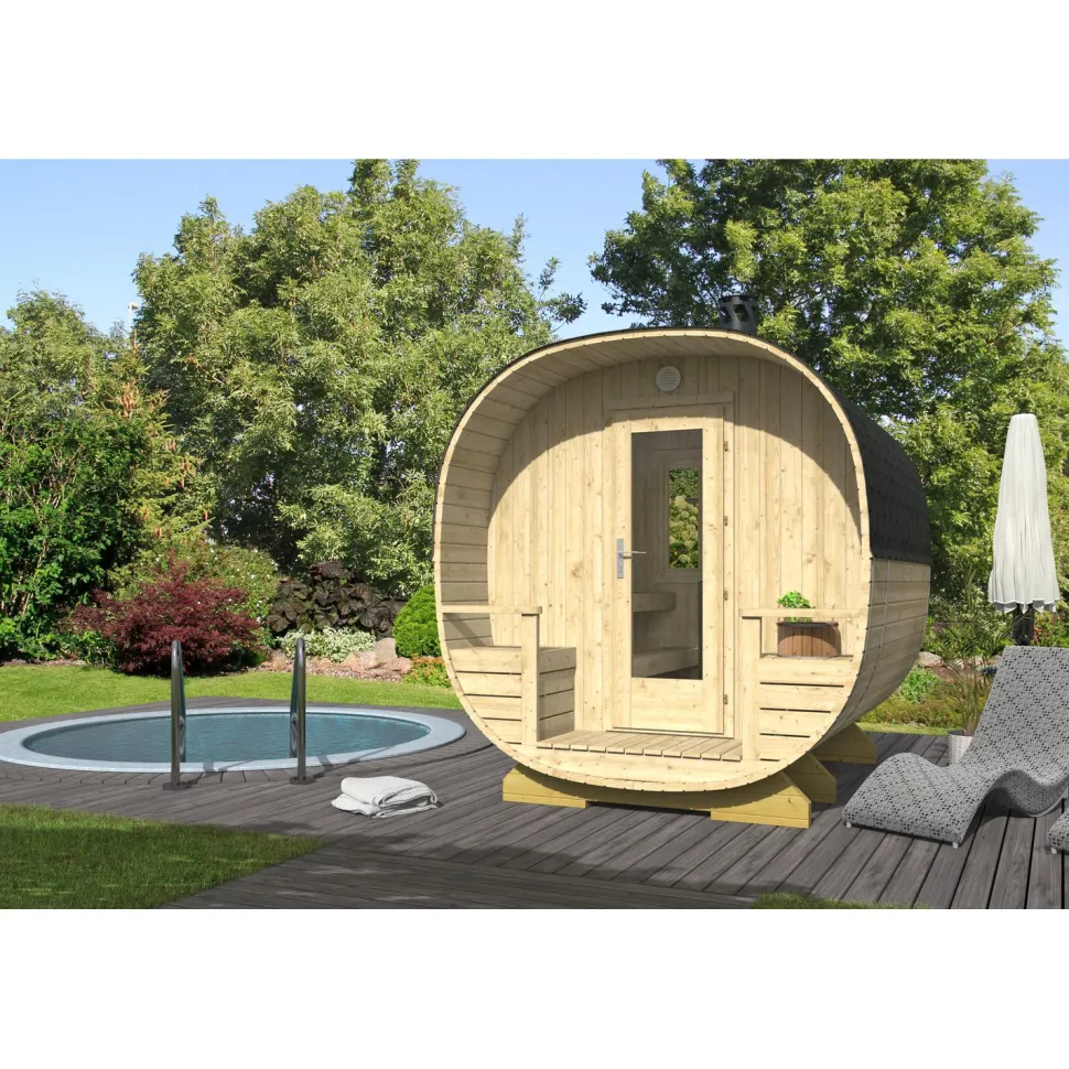 Tynnyrisauna Tene Nokia 6.4m²