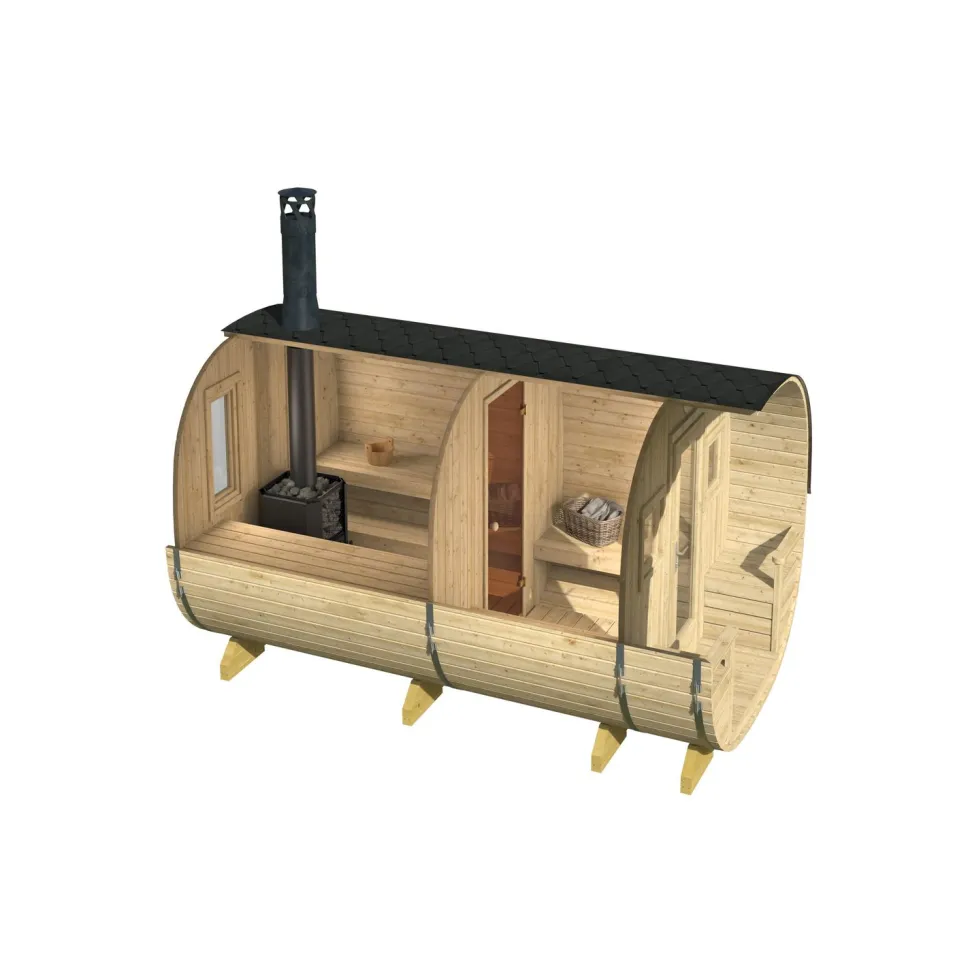 Tynnyrisauna Tene Pori 9.6m²