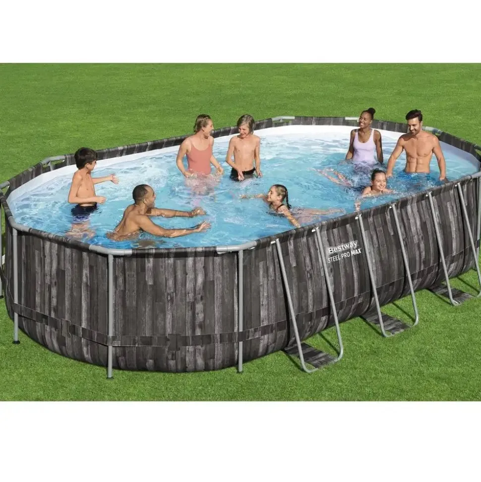 Uima-allassetti Bestway Steel Pro MAX, 610x366x122cm, ovaali