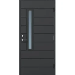 Ulko-ovi Timburg Design 9-10x21 karmi 115mm RR23 tummanharmaa