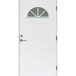Ulko-ovi Timburg Kaari 9-10x21 karmi 115 mm valkoinen