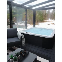 Ulkoporeallas Comfort Garden Aurora, 5 hlöä, 29 suutinta, harmaa/valkoinen
