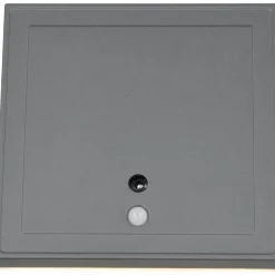 Ulkoseinävalaisin Trio Fortaleza LED 14x14cm ladattava liike- ja hämärätunnistin antrasiitti