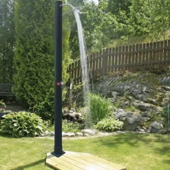 Ulkosuihku Demerx Sunny 18 L, aurinkolämmitteinen, musta